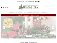Tablet Screenshot of harborfarm.com